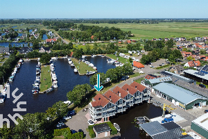 6 persoons appartement in Giethoorn met uitzicht over het water