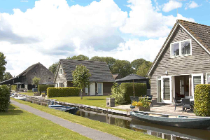 6 persoons vakantiehuis aan het water, te midden in het oude centrum van Giethoorn