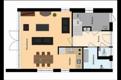 001 4 persoons vakantiebungalow met airco op een vakantiepark in Hellendoorn