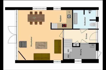 008 Comfortabel 4 persoons vakantiebungalow op een vakantiepark in Hellendoorn