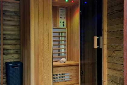 018 5P vakantiehuis met sauna, midden in de natuur in Marienberg, nabij Hardenberg en Ommen