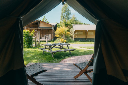 004 Safaricottage XS met prive sanitair | 4 personen