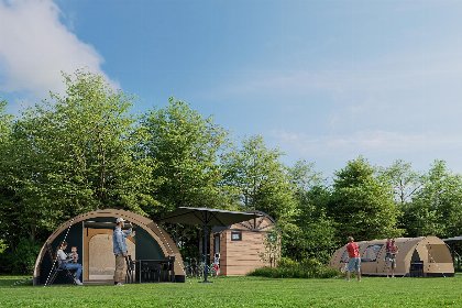 001 De Waard Tunneltent met prive sanitair | 5 personen 001 De Waard Tunneltent met prive sanitair | 5 personen