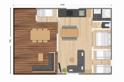 011 Rheezerlodge DeLuxe hoog | 6 personen