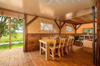 011 Boomhuttent aan de Regge met prive sanitair | 6 pers 011 Boomhuttent aan de Regge met prive sanitair | 6 pers