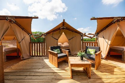 013 Boomhuttent met bubbeltub | 6 pers