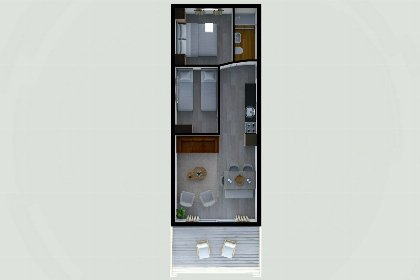 011 Bungalette comfort met veranda I 5 pers 011 Bungalette comfort met veranda I 5 pers