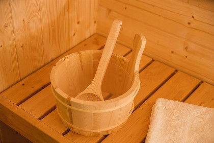 015 Kinderbungalow boerderij met sauna 