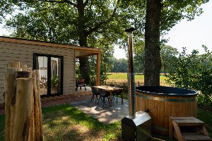 Nature lodge met sauna en hottub | 2 pers