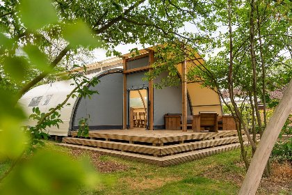 004 Panorama Lodge met prive sanitair | 5 pers