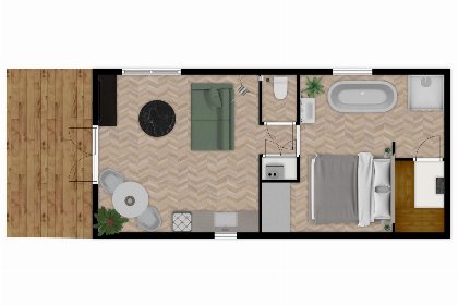 013 River Lodge Wellness | sauna en ligbad | 2 pers 013 River Lodge Wellness | sauna en ligbad | 2 pers