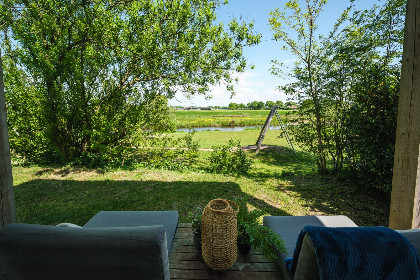 003 River Lodge 'Wellnesshuus' met bubbeltub, sauna, ligbad en sunshower | 2 personen