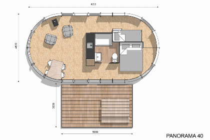 014 Riverdome met prive sanitair | 4 personen