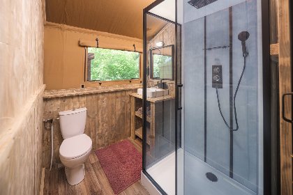 017 Safaritent met prive sanitair en extra groot terras | 8 pers 017 Safaritent met prive sanitair en extra groot terras | 8 pers