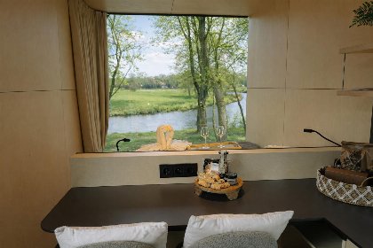 003 Spiegelhuisje aan de Regge met bubbeltub en panoramaview | 2 pers