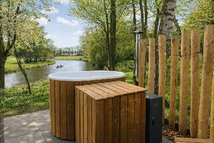 005 Spiegelhuisje aan de Regge met bubbeltub en panoramaview | 2 pers