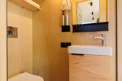 013 Spiegelhuisje aan de Regge met bubbeltub en panoramaview | 2 pers