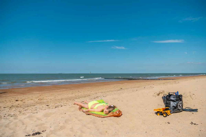 021 Modern 6 persoons vakantiehuis nabij het Zeeuwse Cadzand en het Noordzeestrand