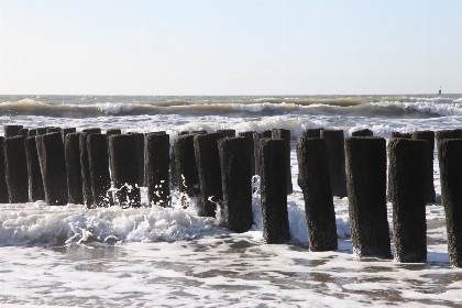 004 Een gezellig 5 persoons wagenhuis met eigen tuin, nabij strand in Dishoek