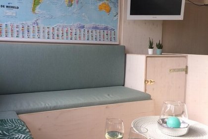 002 Slaapstrandhuisje bij Dishoek direct aan zee met panoramisch uitzicht en terras | 342