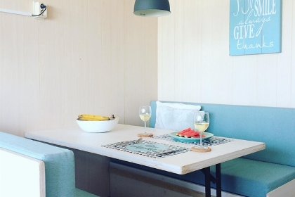 003 Slaapstrandhuisje bij Dishoek direct aan zee met panoramisch uitzicht en terras | 342