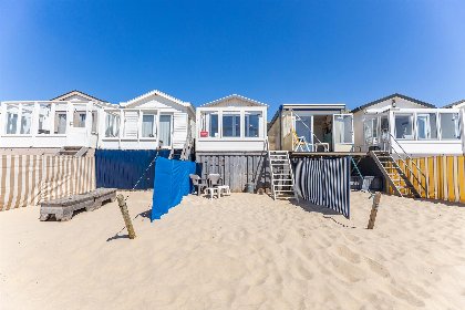 020 Slaapstrandhuisje bij Dishoek direct aan zee met panoramisch uitzicht en terras | 342
