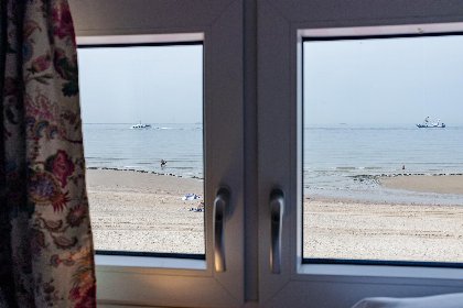 015 Slaapstrandhuisje met uitzicht op zee in Dishoek I 126