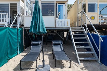 026 Slaapstrandhuisje met uitzicht op zee in Dishoek I 126