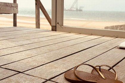 011 Slaapstrandhuisje op het strand van Dishoek met zeezicht en terras en plek voor vijf personen I 37