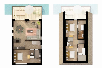 003 Luxe 6 persoons vakantiehuis met sauna en nabij het strand in Zeeuws Vlaanderen