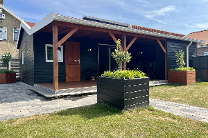 Vrijstaande 4 persoons bungalow dichtbij het Noordzeestrand in Renesse