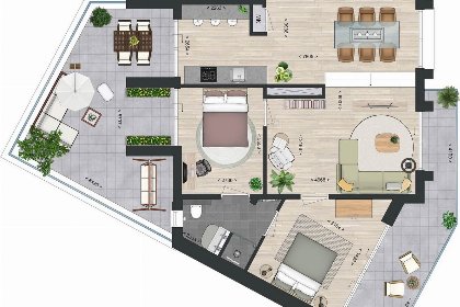 043 Vakantiewoning aan het water   met 2 balkons | Nr. 36 | 2   4 Pers. | Vista Maris