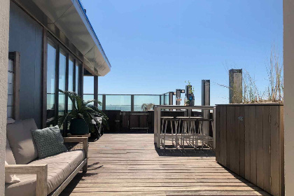 012 Slapen op het strand in een mooi 5 persoons beachhouse in Vlissingen met eigen terras