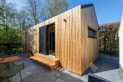 014 Prachtig 2 persoons Tiny house vlakbij het strand in Zoutelande, Zeeland