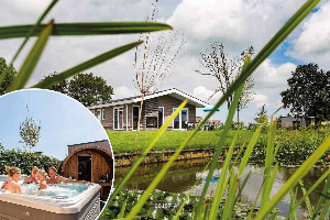 Modern vakantiehuis voor 6 personen met bubbelbad en sauna op Parc de Ijsselhoeve