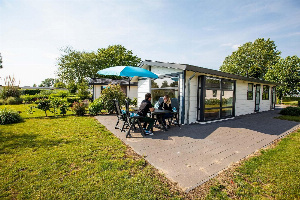 4 persoons comfort chalet op vakantiepark Noordwijkse Duinen met zwembad en internet