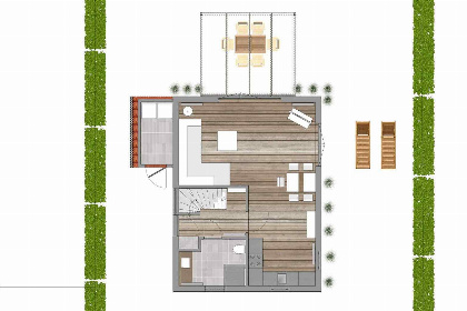 006 Comfortabel 6 persoons vakantiehuis met omheinde tuin in Ouddorp vlakbij het strand