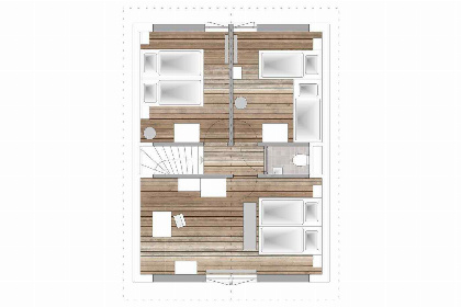 012 Comfortabel 6 persoons vakantiehuis met omheinde tuin in Ouddorp vlakbij het strand