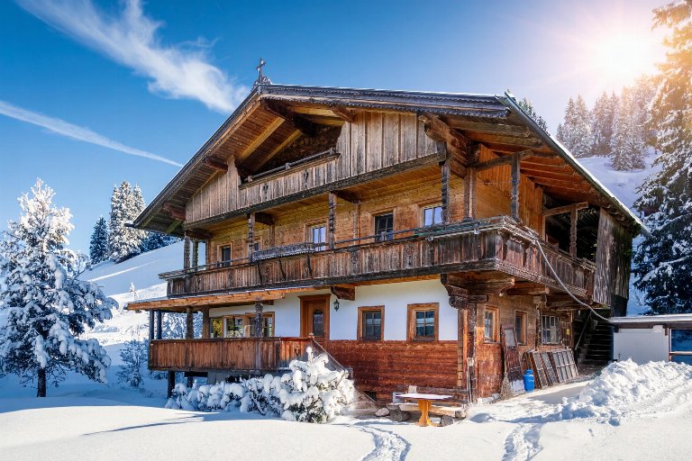 Oostenrijk, Tirol, Wildsch&ouml;nau Niederau